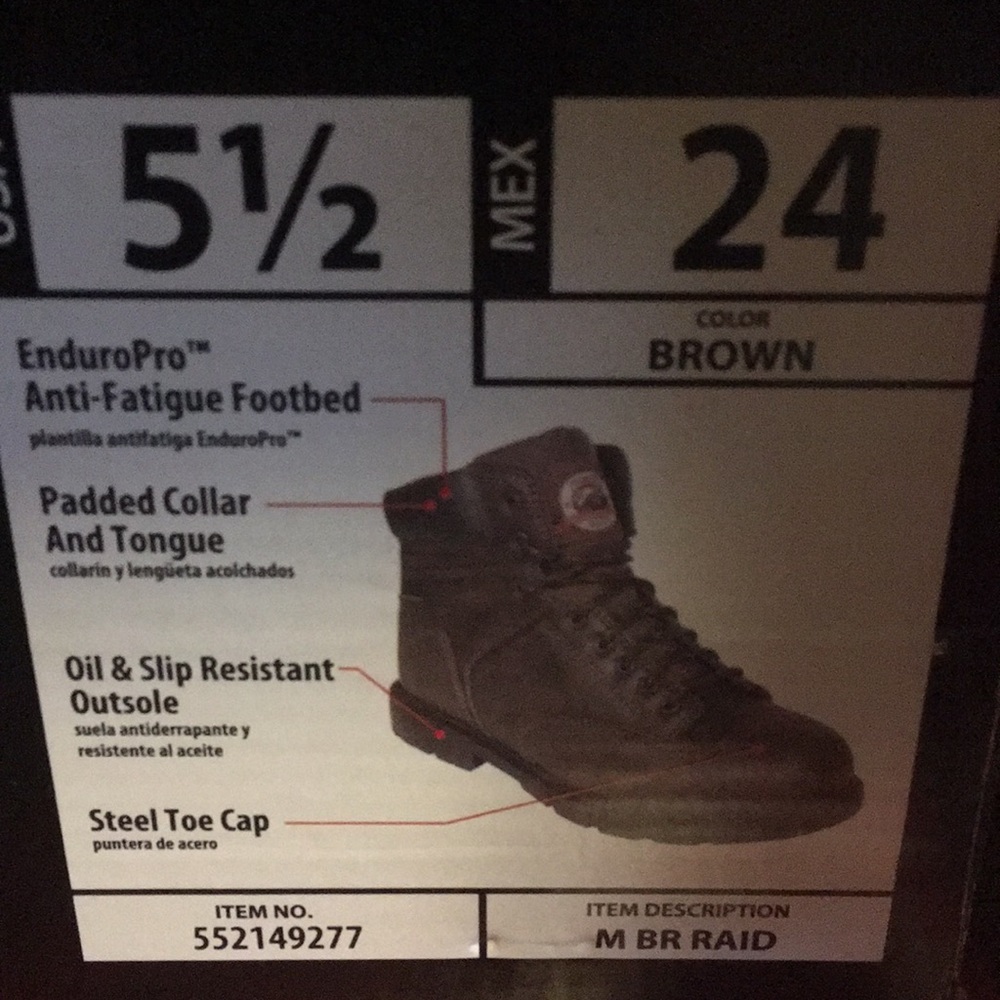 Steel toe work boots can be worn as men or women